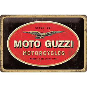 Blechschild Moto-Guzzi Logo Masse: 30x20cm Moto Guzzi
