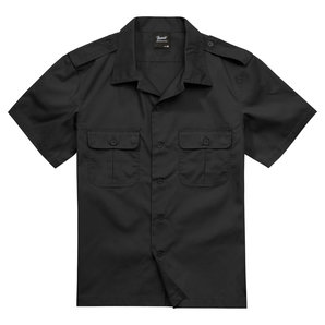 Brandit US Shirt Ripstop Kurzarmhemd Schwarz