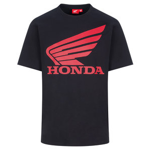 Honda T-Shirt Wing Schwarz HRC