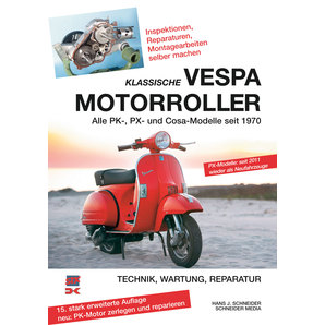 Klassische Vespa Motorroller seit 1970 Technik- Wartung- Reparatur Delius Klasing Verlag