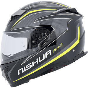 Nishua NRX-2 Integralhelm Schwarz Grau Neon Gelb NISHUA