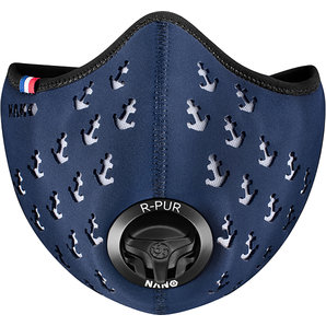 R-PUR Anti-Feinstaub Maske Ancre Blau
