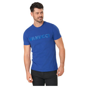 Vanucci Logo-Tee T-Shirt Blau