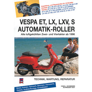 Vespa ET- LX- LXV- S Automatik-Roller Technik- Wartung- Reparatur Delius Klasing Verlag